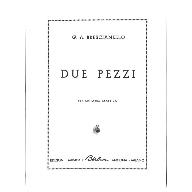 Titelbild für BE 1784 - 2 PEZZI