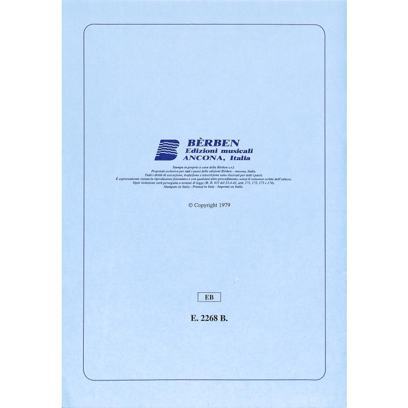 Notenbild für BE 2268 - CANARIOS
