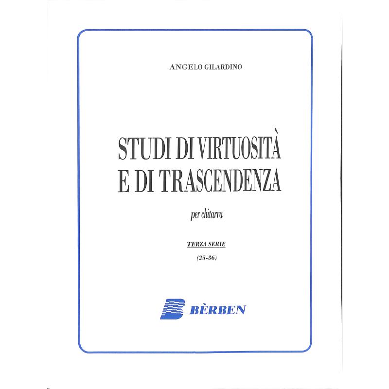 Titelbild für BE 2545 - STUDI DI VIRTUOSITA E DI TRASCENDENZA 3 25 - 36