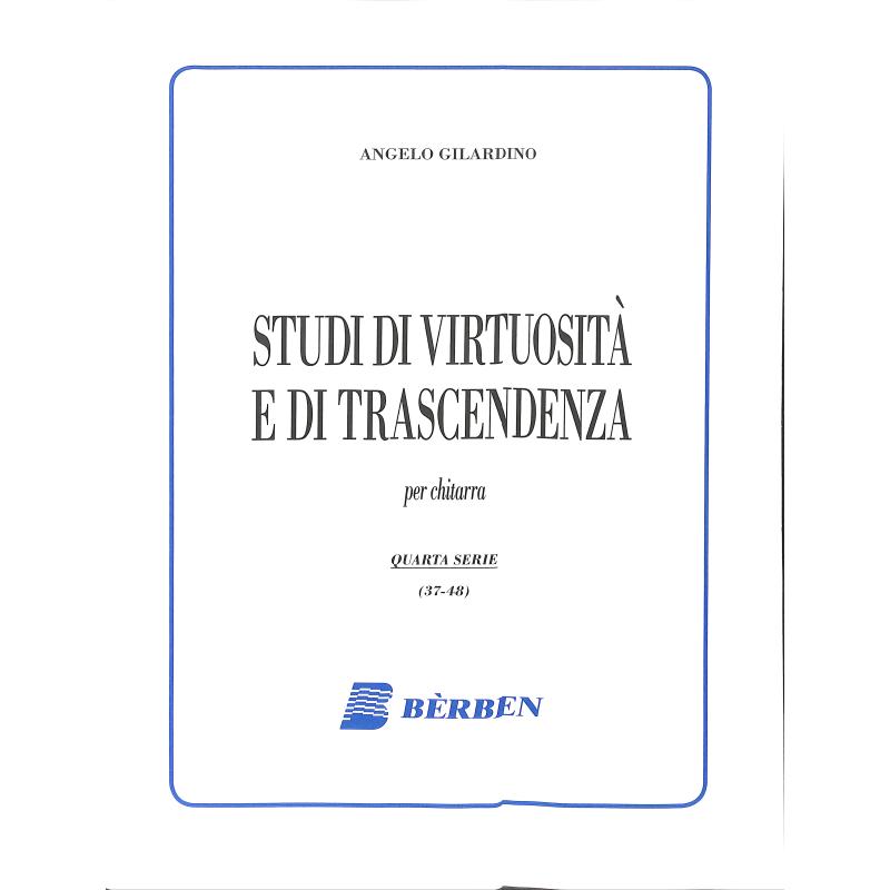 Titelbild für BE 2824 - STUDI DI VIRTUOSITA E DI TRASCENDENZA 4 37 - 48