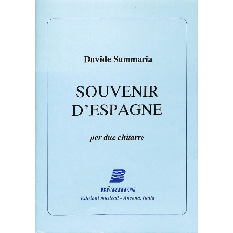 Titelbild für BE 4004 - SOUVENIR D'ESPAGNE