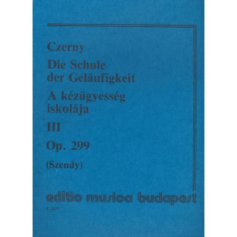 Titelbild für EMB 1227 - SCHULE DER GELAEUFIGKEIT 3 OP 299