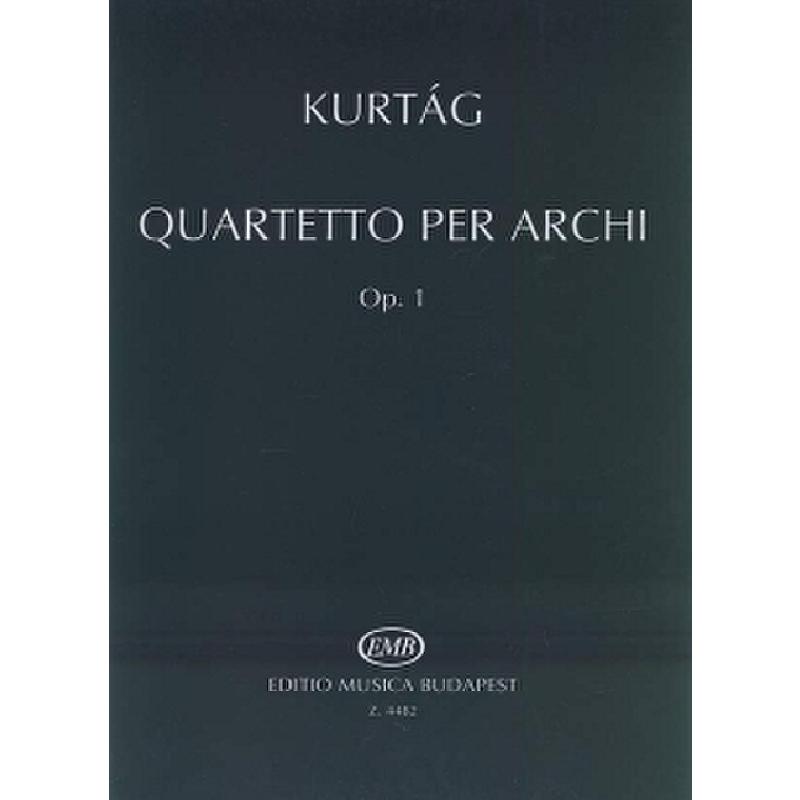 Titelbild für EMB 4482 - QUARTETT 1