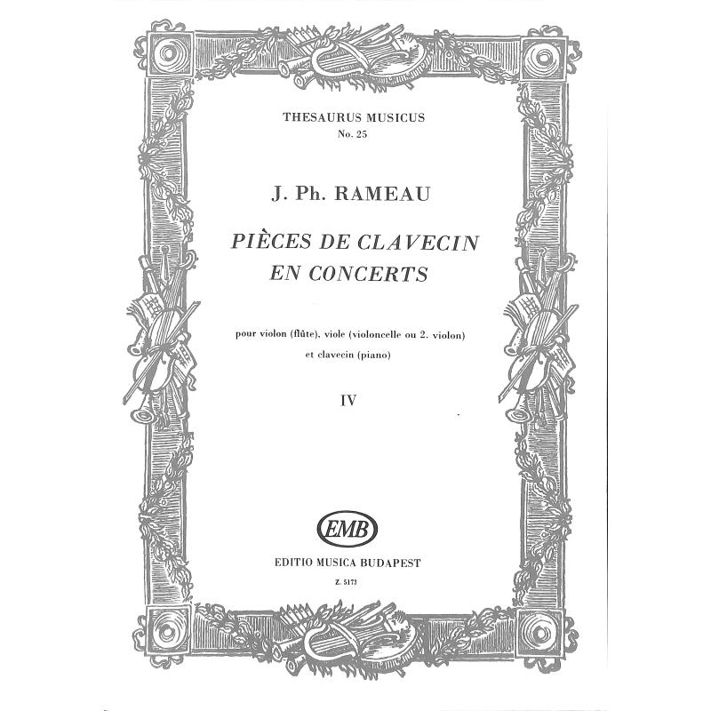 Titelbild für EMB 5173 - PIECES DE CLAVECIN EN CONCERTS 4