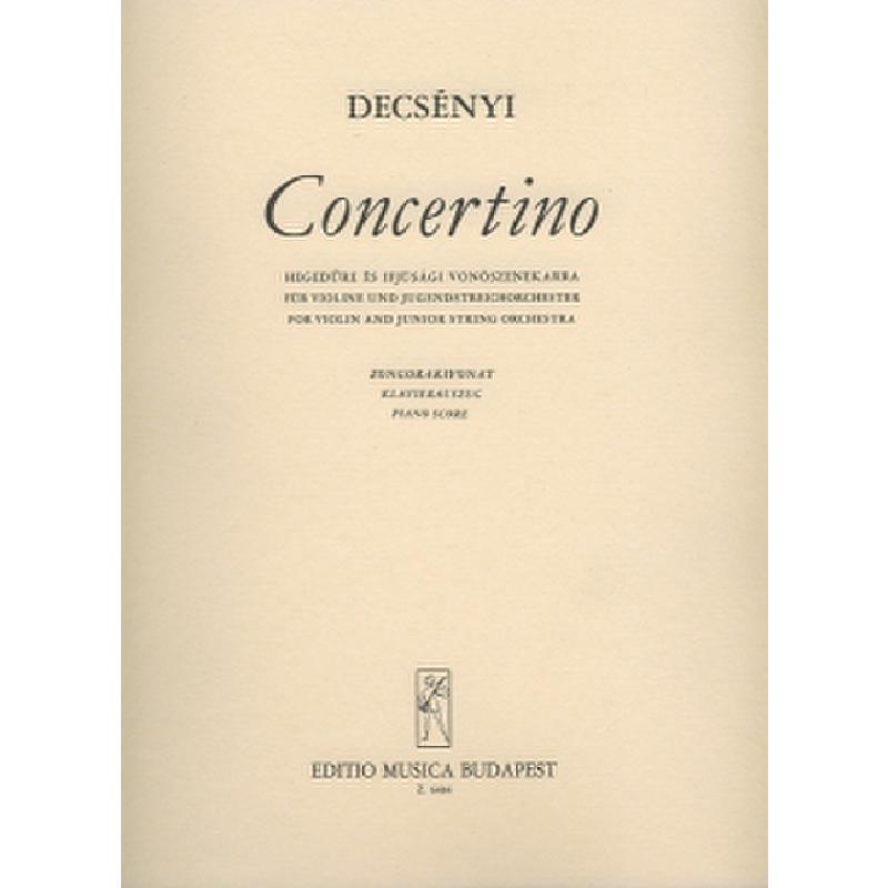 Titelbild für EMB 6484 - CONCERTINO - VL ORCH