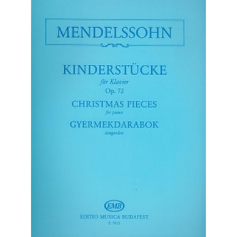 Titelbild für EMB 7812 - KINDERSTUECKE OP 72