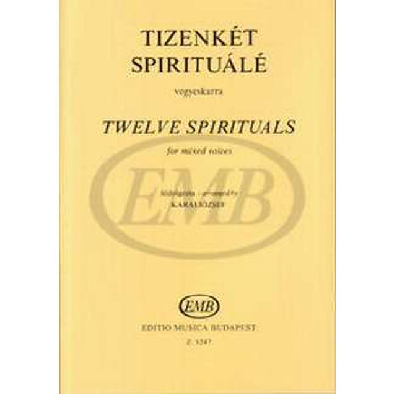 Titelbild für EMB 8247 - 12 SPIRITUALS