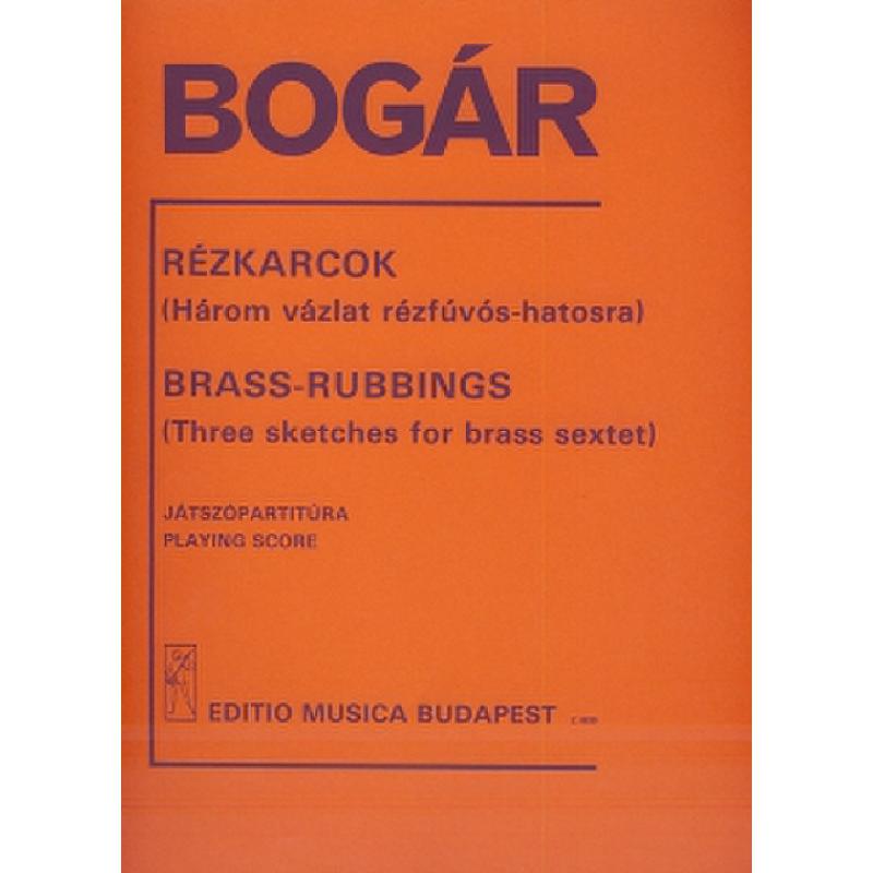 Titelbild für EMB 8830 - BRASS RUBBINGS - 3 SKETCHES