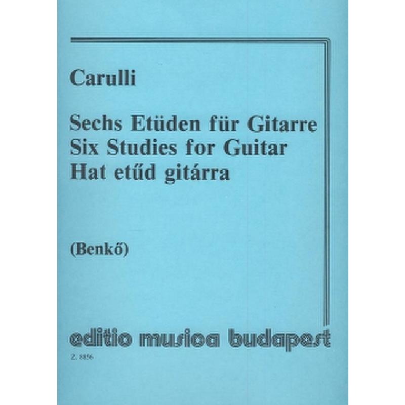 Titelbild für EMB 8856 - 6 ETUEDEN