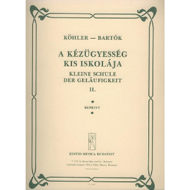 Titelbild für EMB 12189 - KLEINE SCHULE 2 DER GELAEUFIGKEIT 2 OP 242
