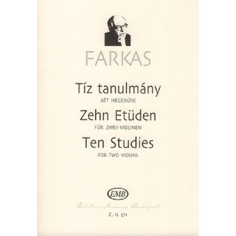 Titelbild für EMB 12571 - 10 ETUEDEN