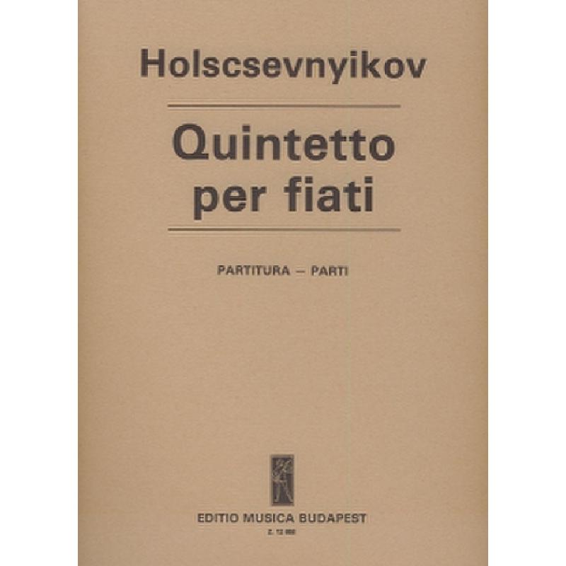 Titelbild für EMB 12658 - QUINTETTO PER FIATI
