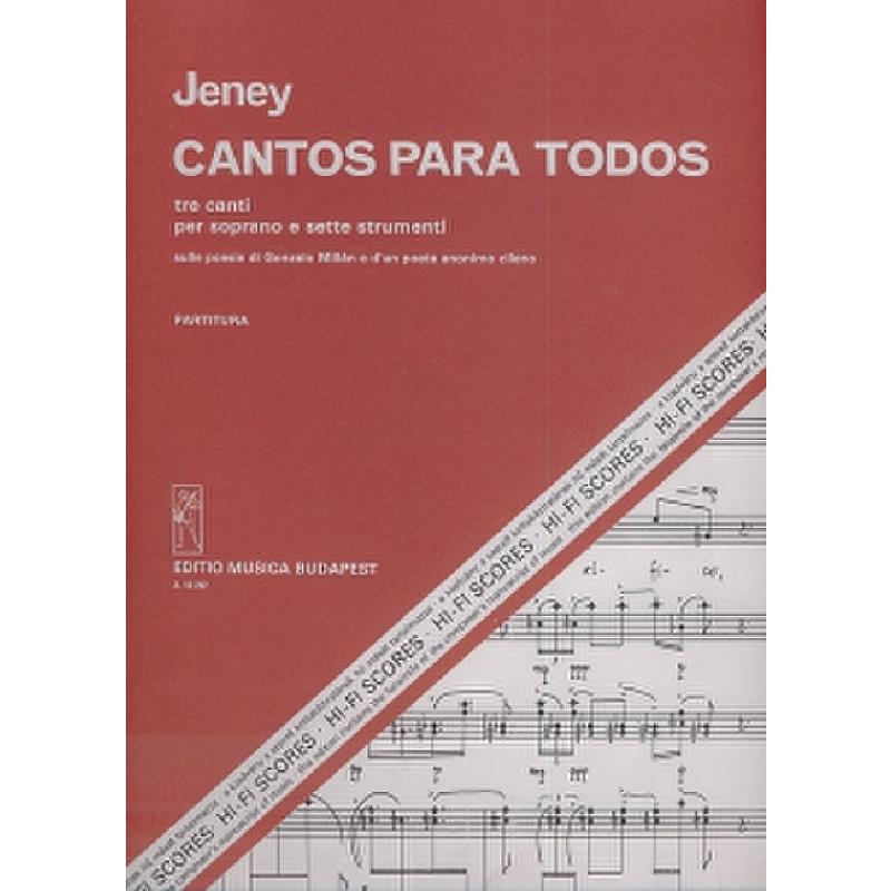 Titelbild für EMB 12737 - CANTOS PARA TODOS  (HI FI SCORES)