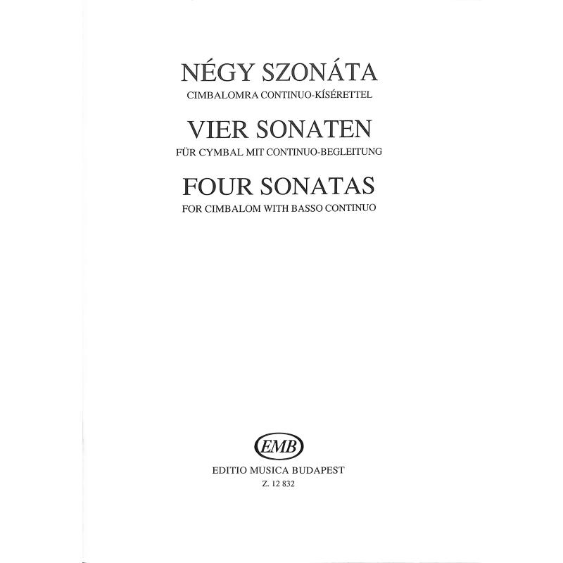 Titelbild für EMB 12832 - 4 SONATEN