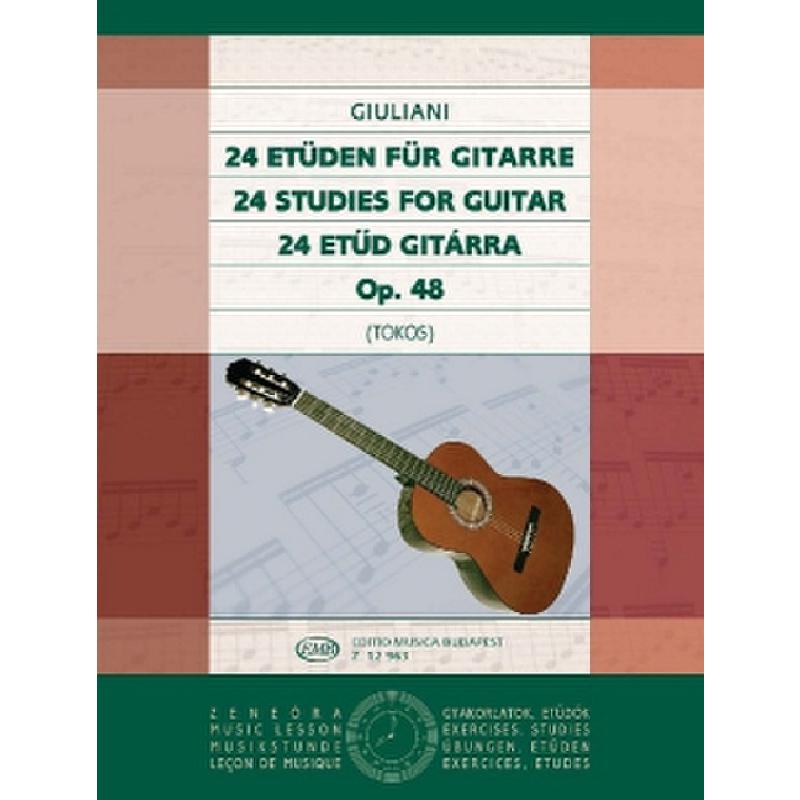 Titelbild für EMB 12963 - 24 ETUEDEN OP 48