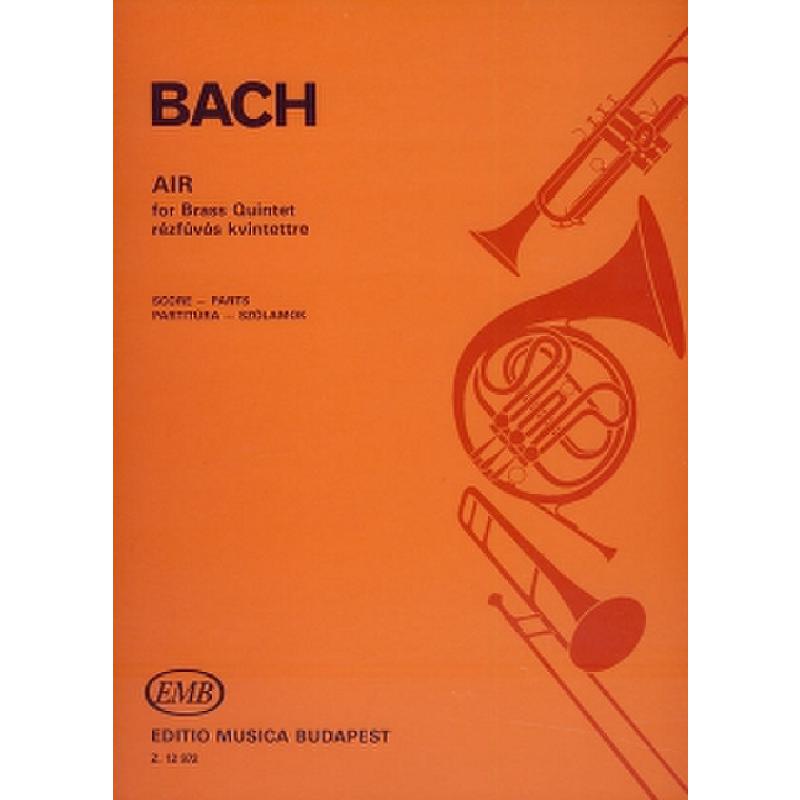 Titelbild für EMB 12972 - AIR (ORCHESTERSUITE 3 D-DUR BWV 1068)