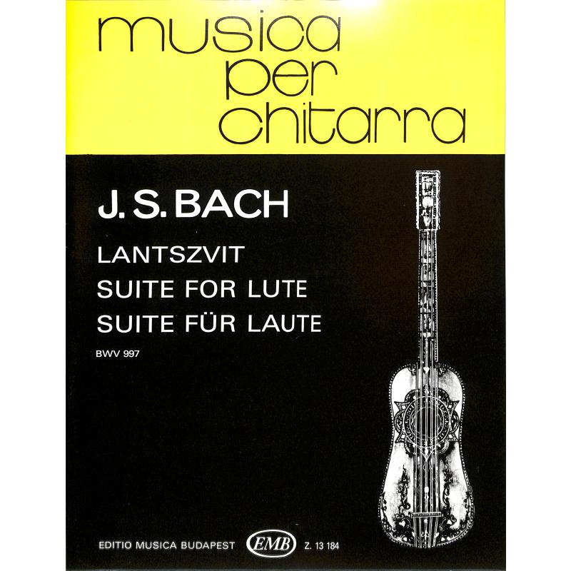 Titelbild für EMB 13184 - LAUTENSUITE C-MOLL BWV 997