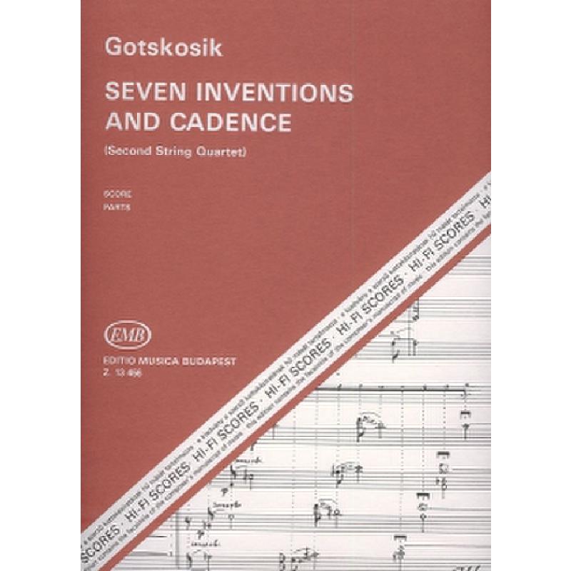 Titelbild für EMB 13456 - 7 INVENTIONS AND CADENCE  (HI FI SCORES)