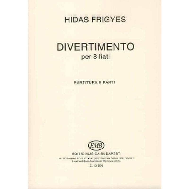 Titelbild für EMB 13654 - DIVERTIMENTO