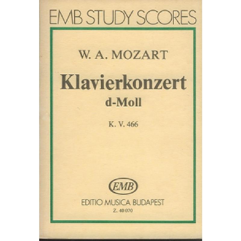 Titelbild für EMB 40070 - KONZERT 20 D-MOLL KV 466