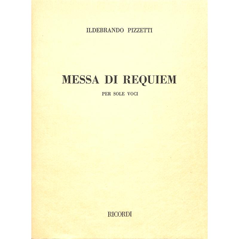 Titelbild für NR 119491 - MESSA DI REQUIEM