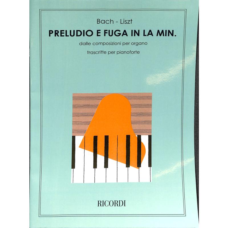 Titelbild für NR 128426 - PRELUDIO E FUGA A-MOLL BWV 543