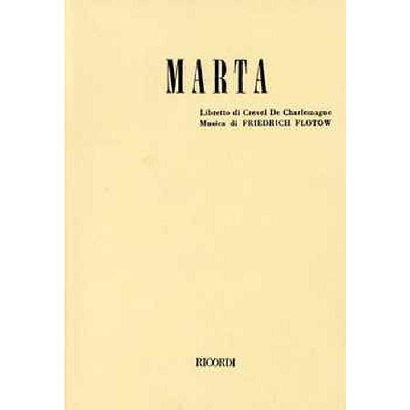 Titelbild für LB 131129 - MARTHA