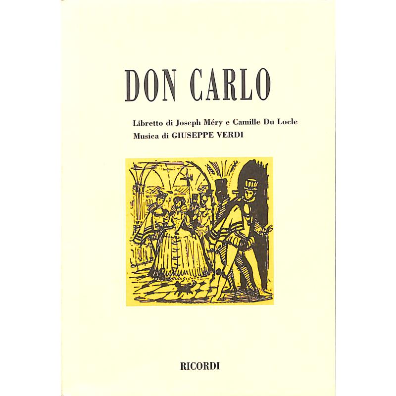 Titelbild für LB 131170 - DON CARLOS (4 AKTE)