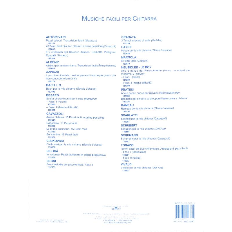 Notenbild für NR 132683 - ALBENIZ PER LA MIA CHITARRA