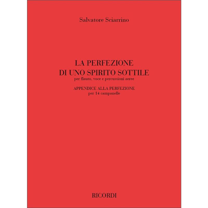 Titelbild für NR 134125 - LA PERFEZIONE DI UNO SPIRITOSOTTILE