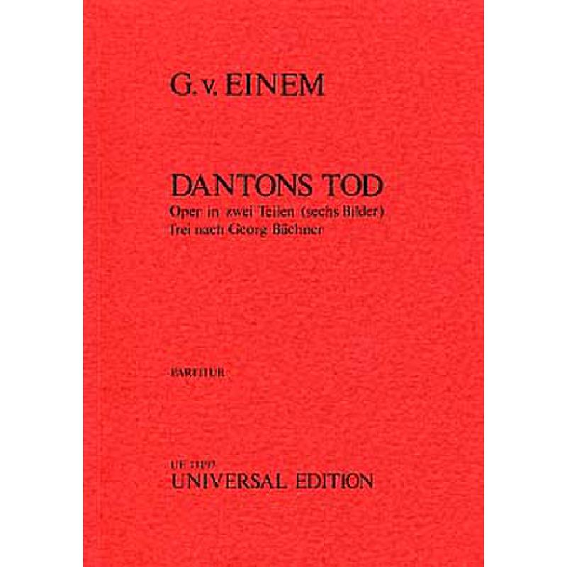 Titelbild für UE 13197 - DANTONS TOD
