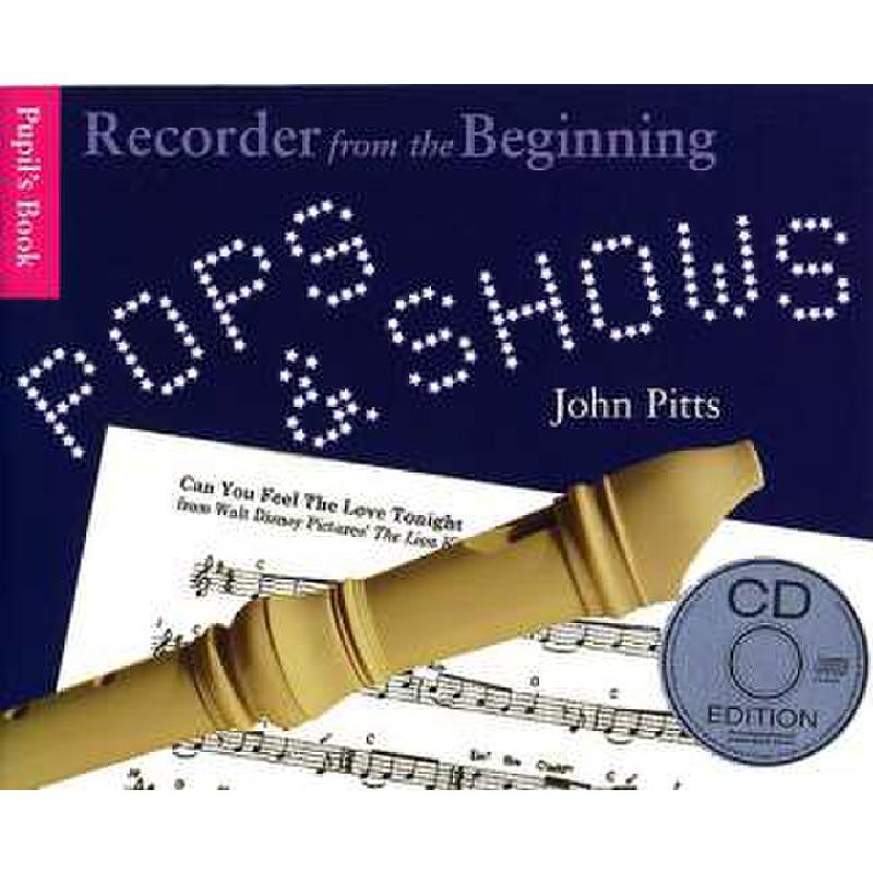 Titelbild für CH 71830 - RECORDER FROM THE BEGINNING - POPS + SHOWS