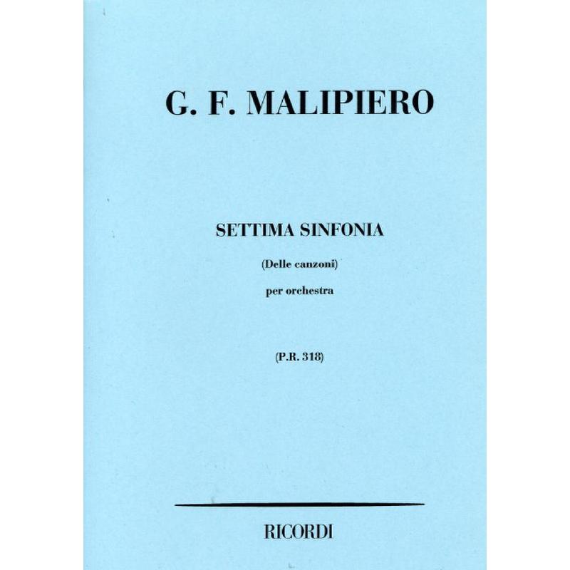 Titelbild für ERPR 318 - SINFONIA 7 (DELLE CANZONI)