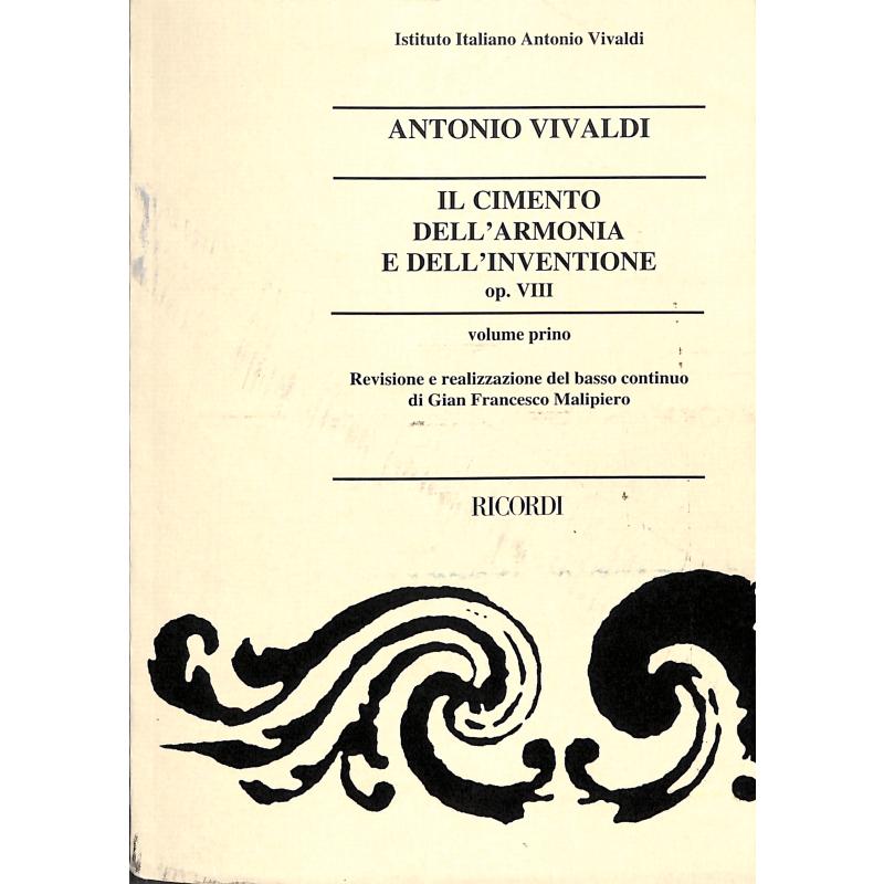Titelbild für ERPR 1235 - IL CIMENTO DELL'ARMONIA E DELL'INVENZIONE OP 8 BD 1