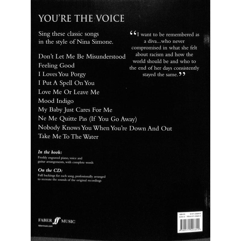 Notenbild für ISBN 0-571-52664-0 - YOU'RE THE VOICE