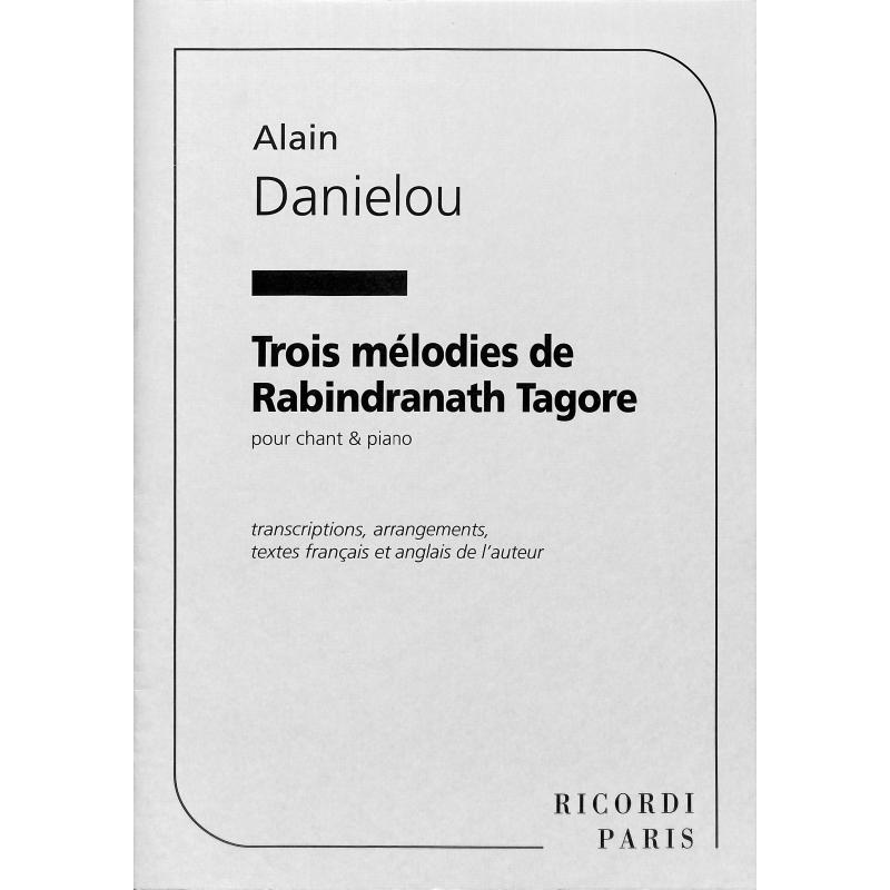 Titelbild für R 2152 - 3 MELODIES DE R TAGORE