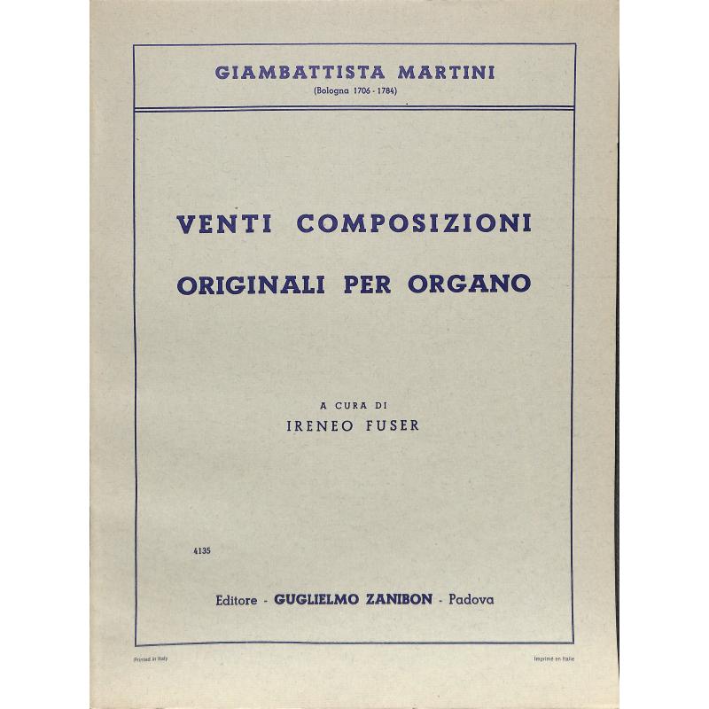 Titelbild für GZ 4135 - Composizioni originali