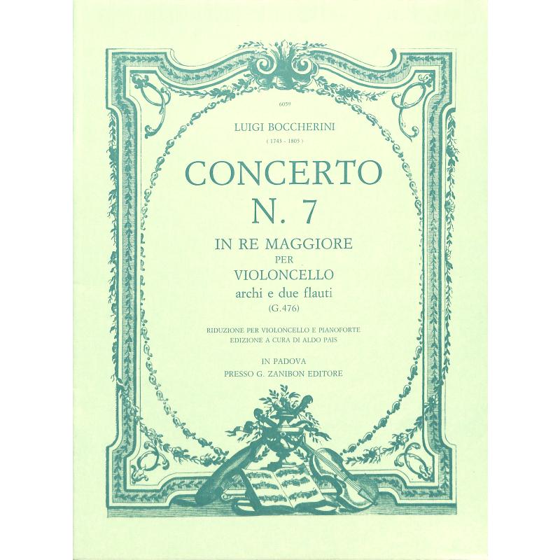 Titelbild für GZ 6059 - Concerto 7 D-Dur
