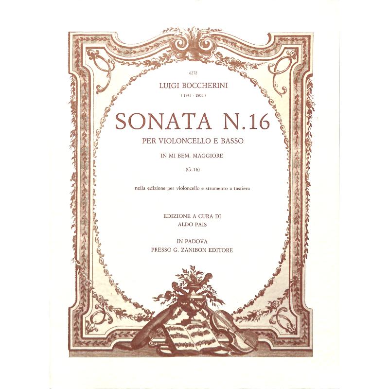 Titelbild für GZ 6272 - Sonate 16 Es-Dur