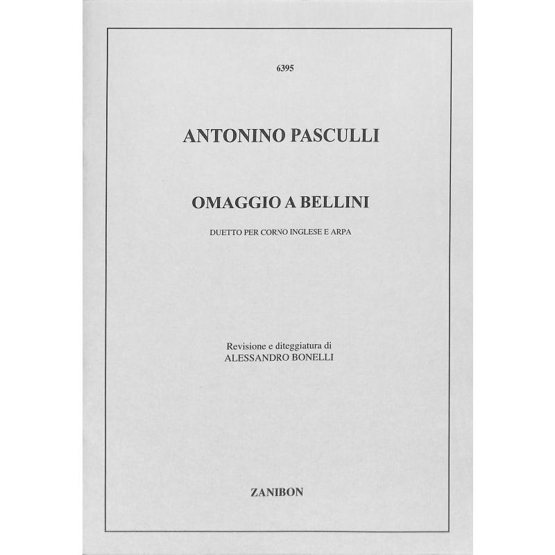 Titelbild für GZ 6395 - Omaggio a Bellini