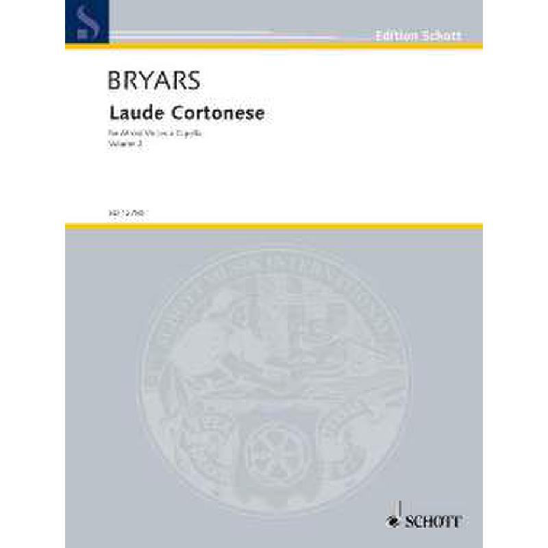 Titelbild für ED 12780 - LAUDE CORTONESE 2