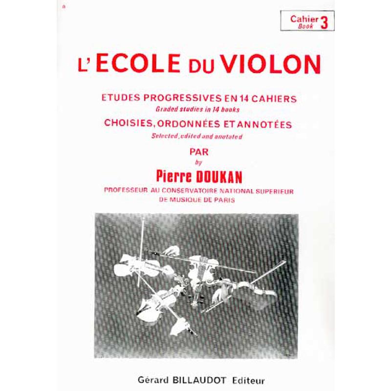 Titelbild für BILL 2169 - L'ECOLE 3 DU VIOLON 3