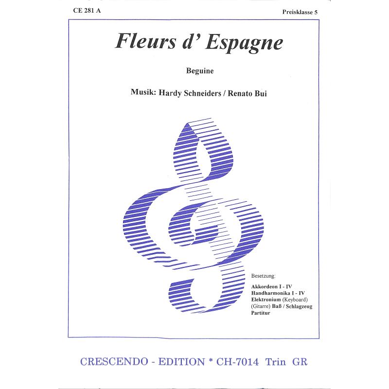 Titelbild für CRE 281A - FLEURS D'ESPAGNE - BEGUINE
