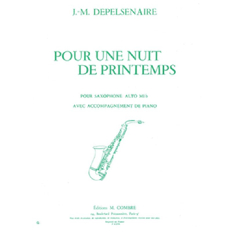 Titelbild für COMBRE -P4324 - POUR UNE NUIT DE PRINTEMPS