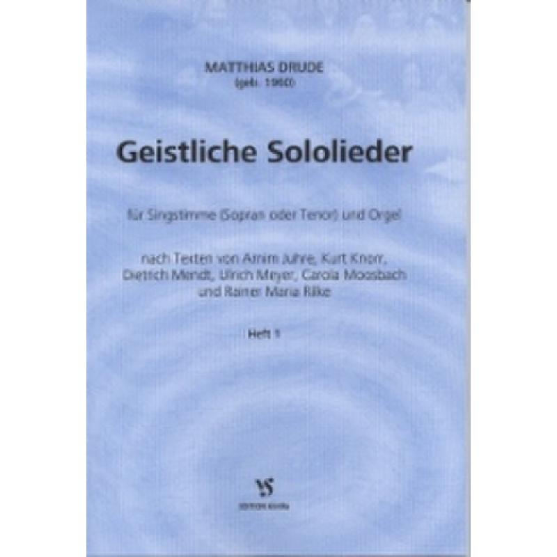 Titelbild für VS 6549B - GEISTLICHE SOLOLIEDER 2