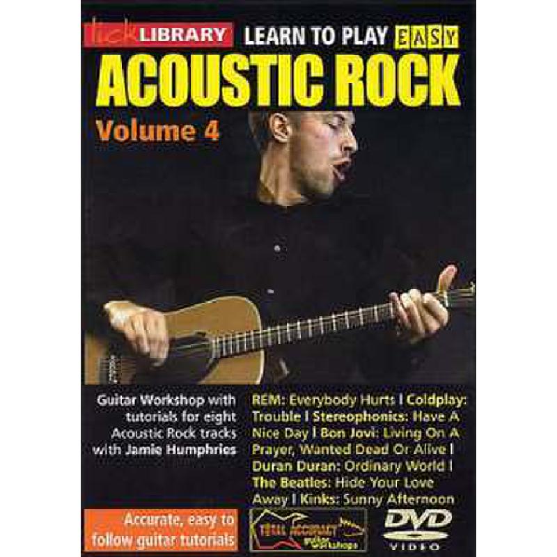 Titelbild für RDR 0050 - LEARN TO PLAY EASY ACOUSTIC ROCK 4