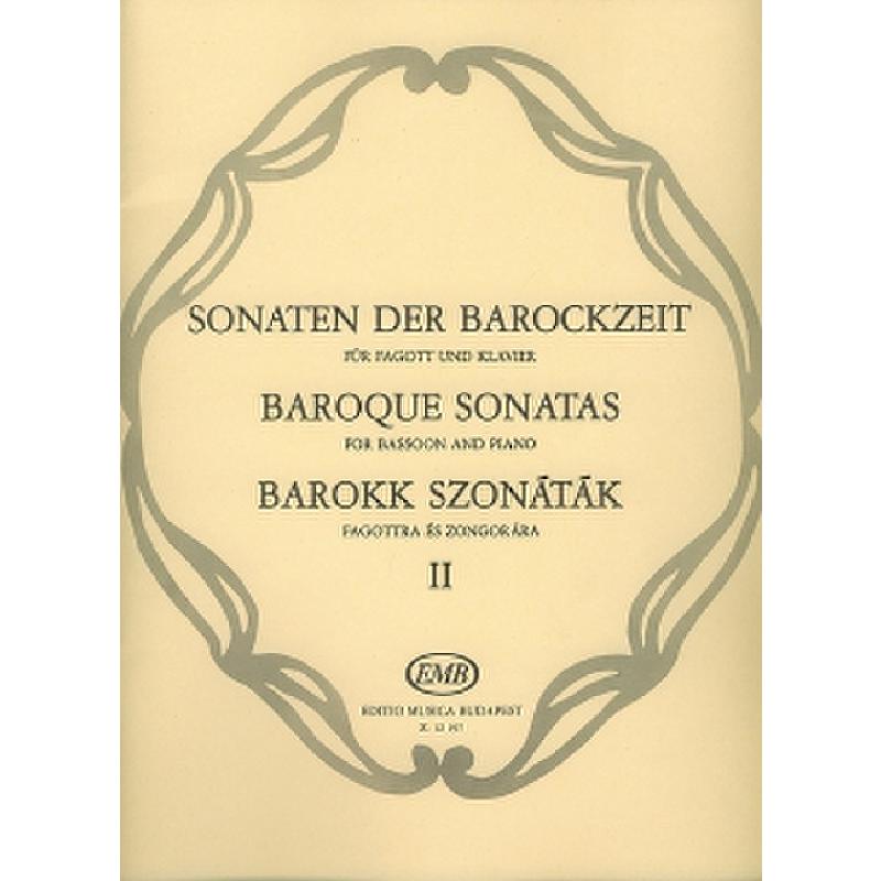 Titelbild für EMB 12197 - SONATEN DER BAROCKZEIT 2