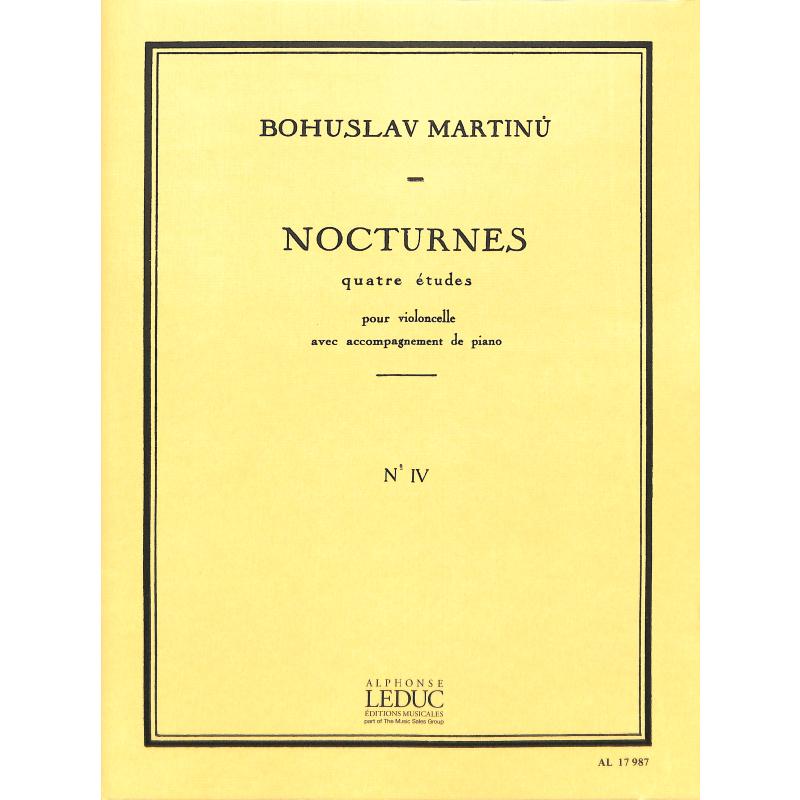 Titelbild für AL 17987 - NOCTURNE (4 ETUDES 4)