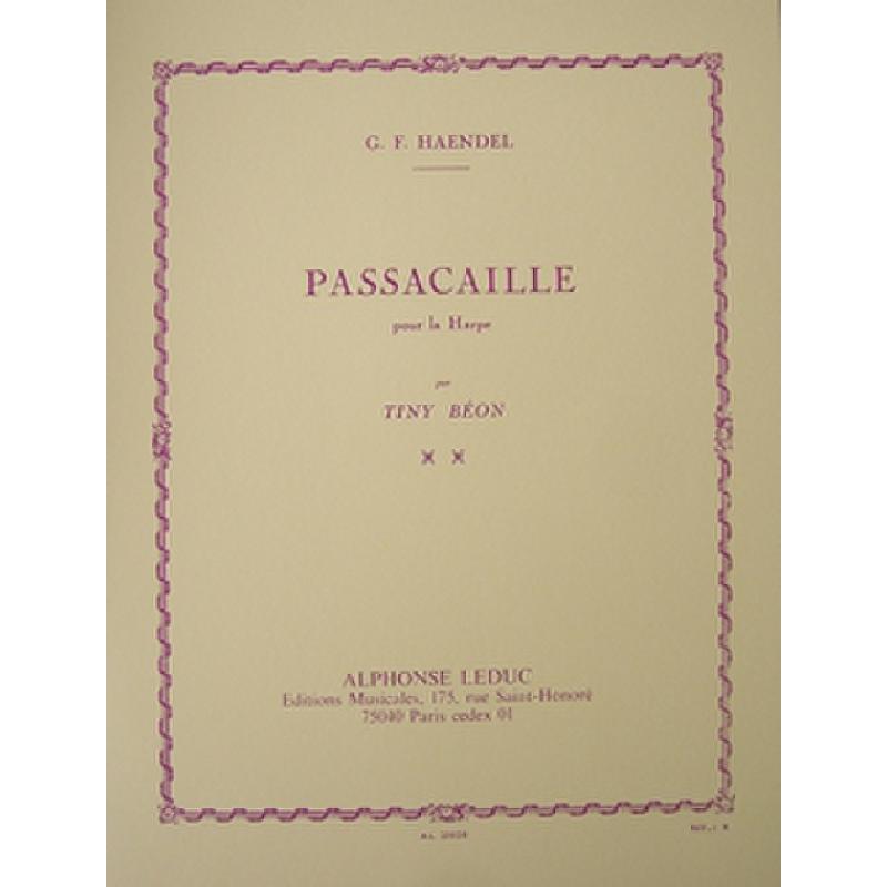 Titelbild für AL 20028 - PASSACAILLE