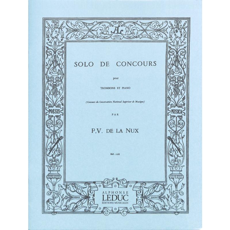 Titelbild für AL 23081 - SOLO DE CONCOURS